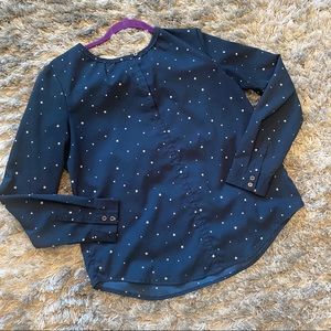 Bass tunic long sleeve stars top